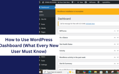 WordPress Dashboard for Beginners: What Every New User Must Know